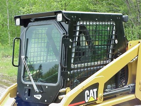 cat 226 skid steer cab enclosure kit|cat d series door enclosure.